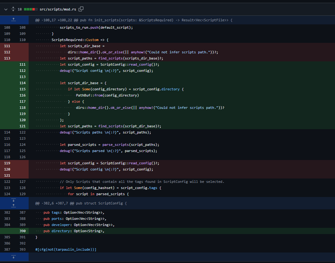 Rustscan Commit